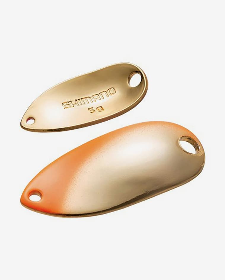 Señuelo artificial Shimano Cardiff Roll Swimmer Premium 3,5 g naranja plateado - #1