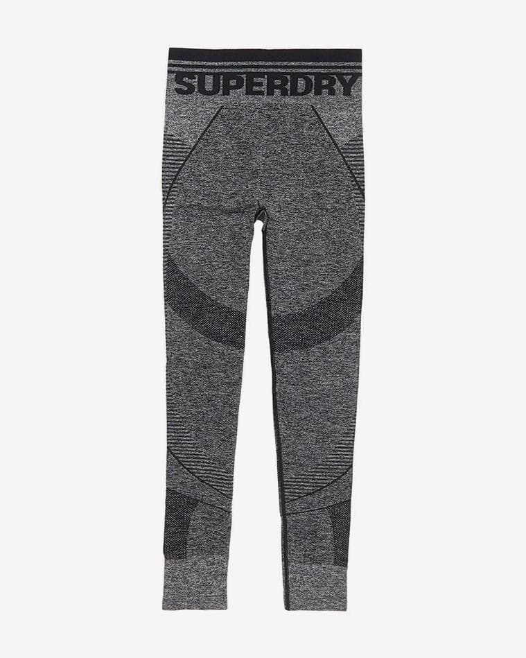 Malla larga Superdry Active Panel Seamless gris mujer - #1