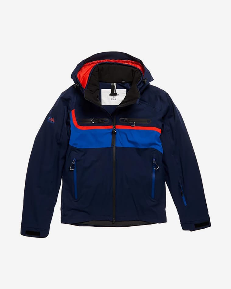 Chaqueta Superdry Snow 4X Way Stretch Racer azul rojo - #1