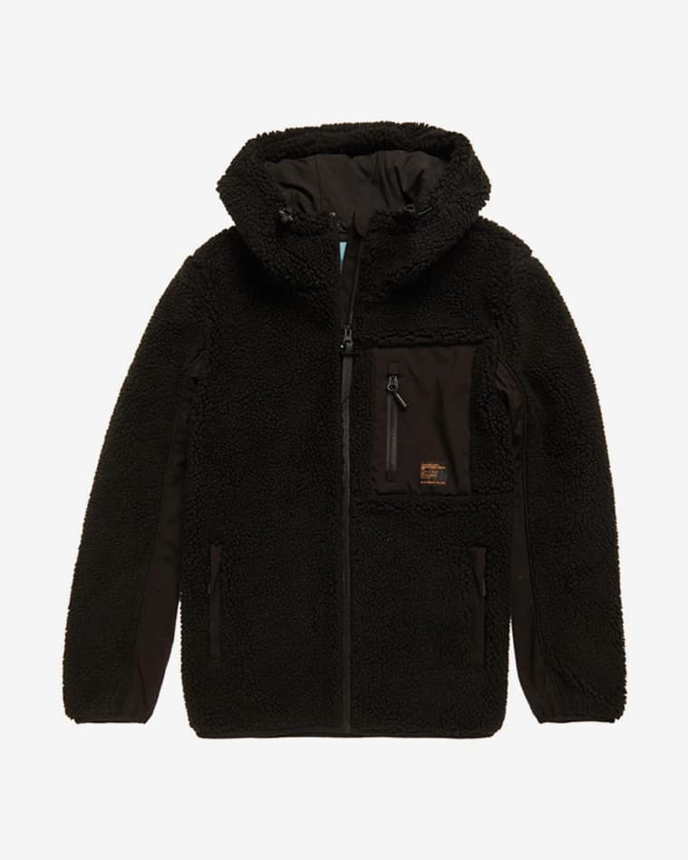 Forro polar Superdry Snow Alpine Sherpa Mid Layer negro - #1