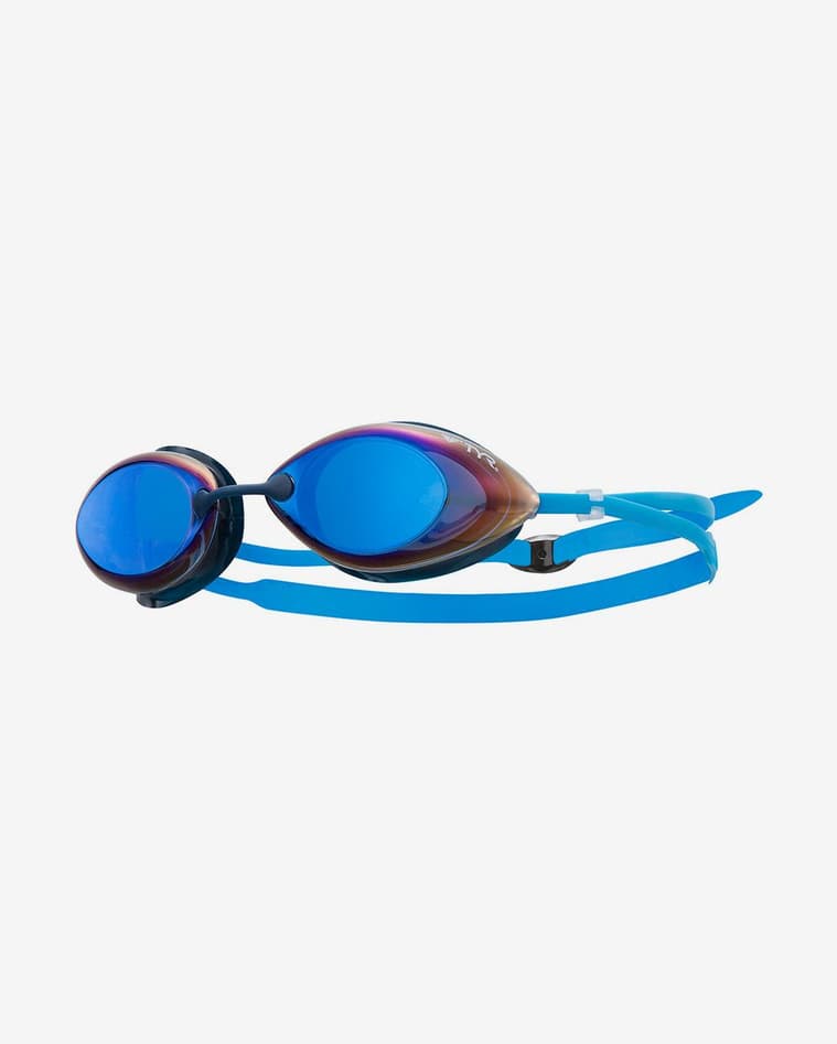 Gafas de natación TYR Tracer Racing azul con lentes espejadas - #1