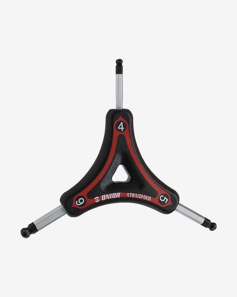 Llave triple hexagonal con bola Unior - #1