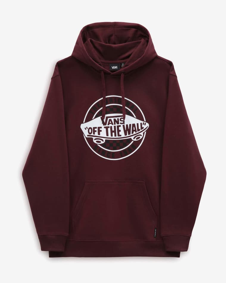 Sudadera con capucha Vans Off The Wall OG 66 granate blanco - #1