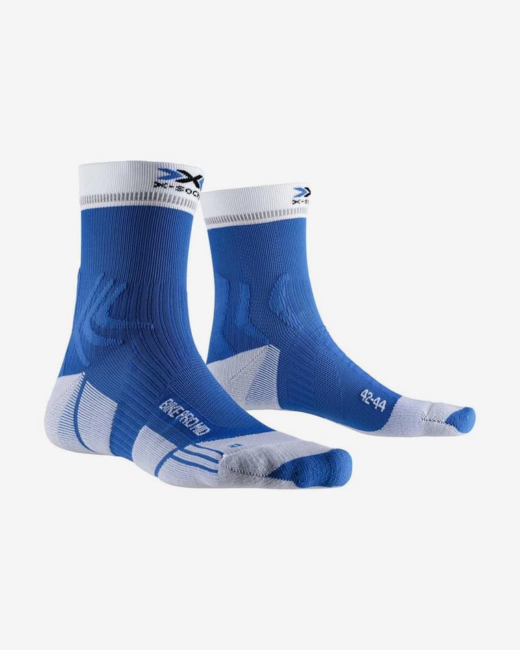Calcetines X-Bionic Bike Pro 4.0 azul blanco mujer - #1