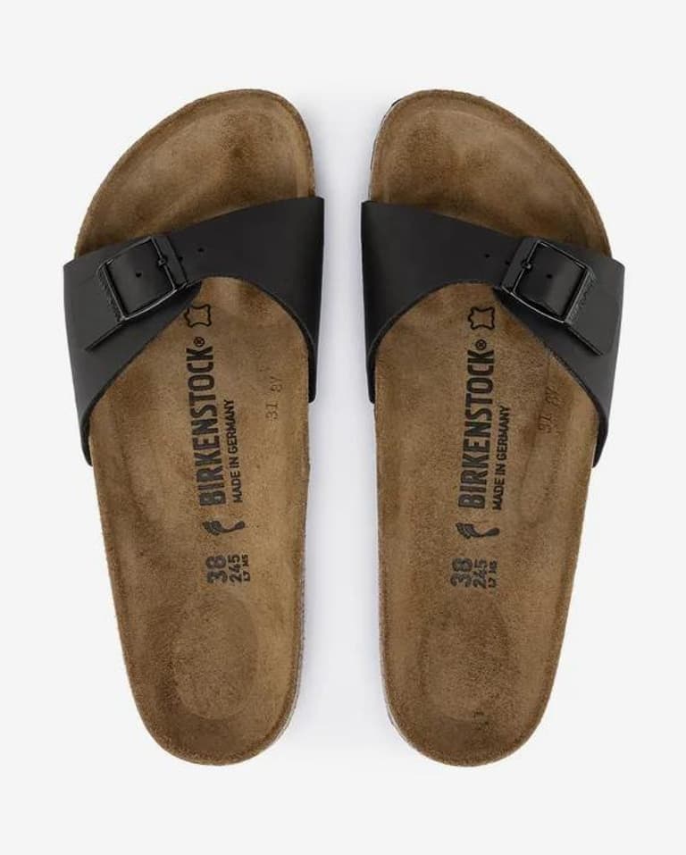 靴 BIRKENSTOCK Madrid Madrid Birko-Flor esmaltado Black Patent | BIRKENSTOCK