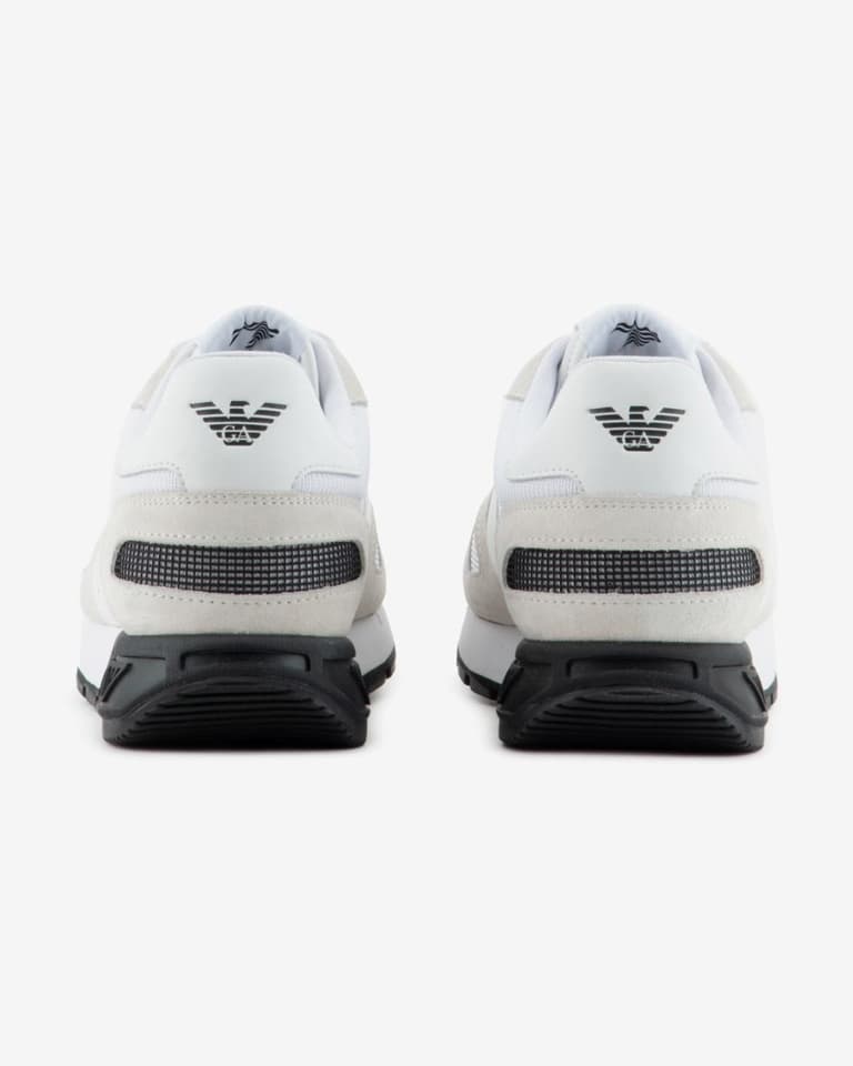 EA7 Emporio Armani Black & White Legacy Shoes | Deporvillage