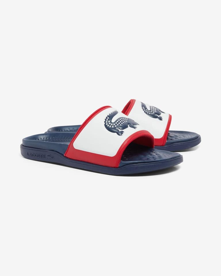 Lacoste Serve Slide Dual Colour slides | Deporvillage