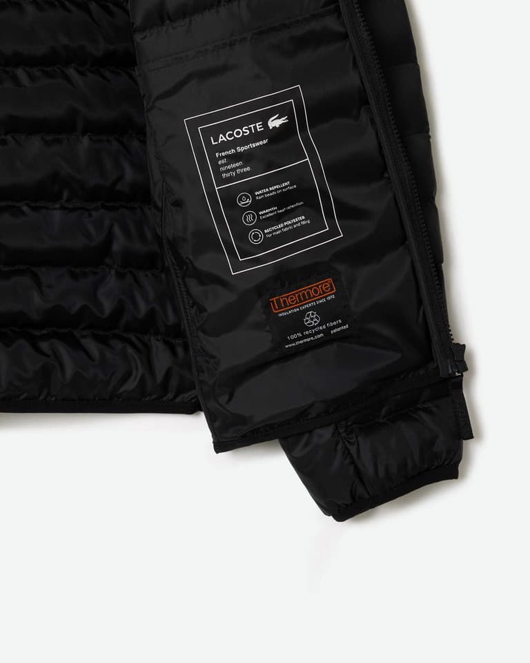 Lacoste Puffer Jacket with Hood Small Logo | Deporvillage
