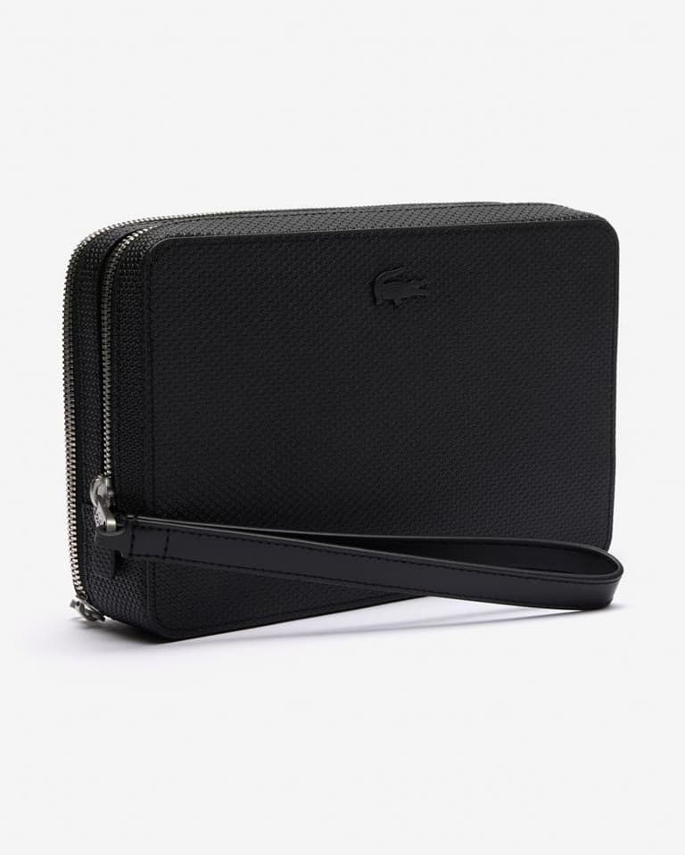 Lacoste Anna Flap Wallet Black Color (LACOSTE/折りたたみ財布