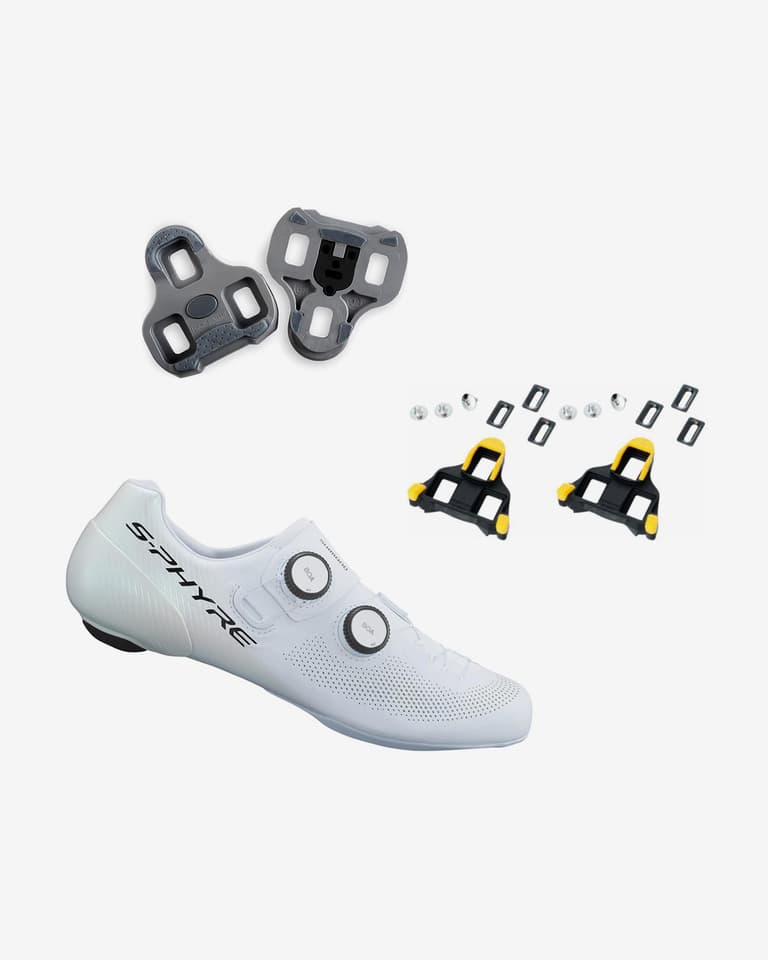 Pack Scarpe Shimano RC9 S-PHYRE + Tacchette Shimano SM-SH11 +