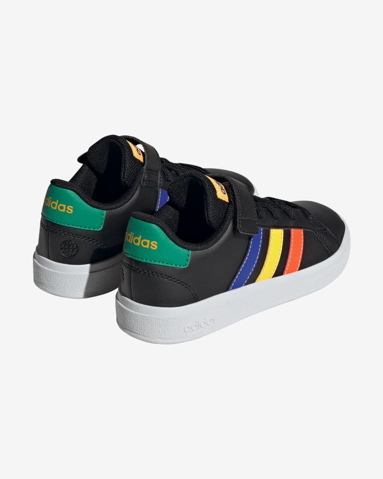 on court-t sサイズ Buty dziecięce adidas Grand Court Elastic Lace and Top