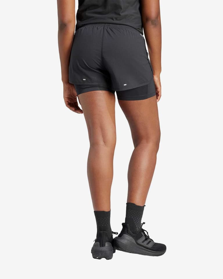 adidas Own the Run 2-in-1 3-Stripes Shorts Women | Deporvillage