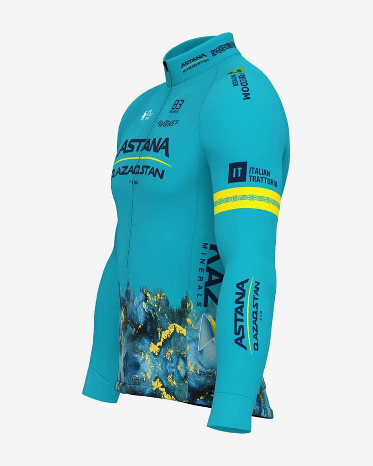 Astana Qazaqstan Team 2024 long sleeve jersey. | Deporvillage