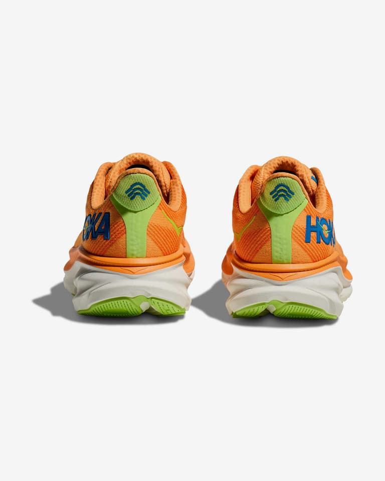 ハイドロL-9フィン オレンジ Hoka Clifton 9 Textile Synthetic Youth Running Shoes