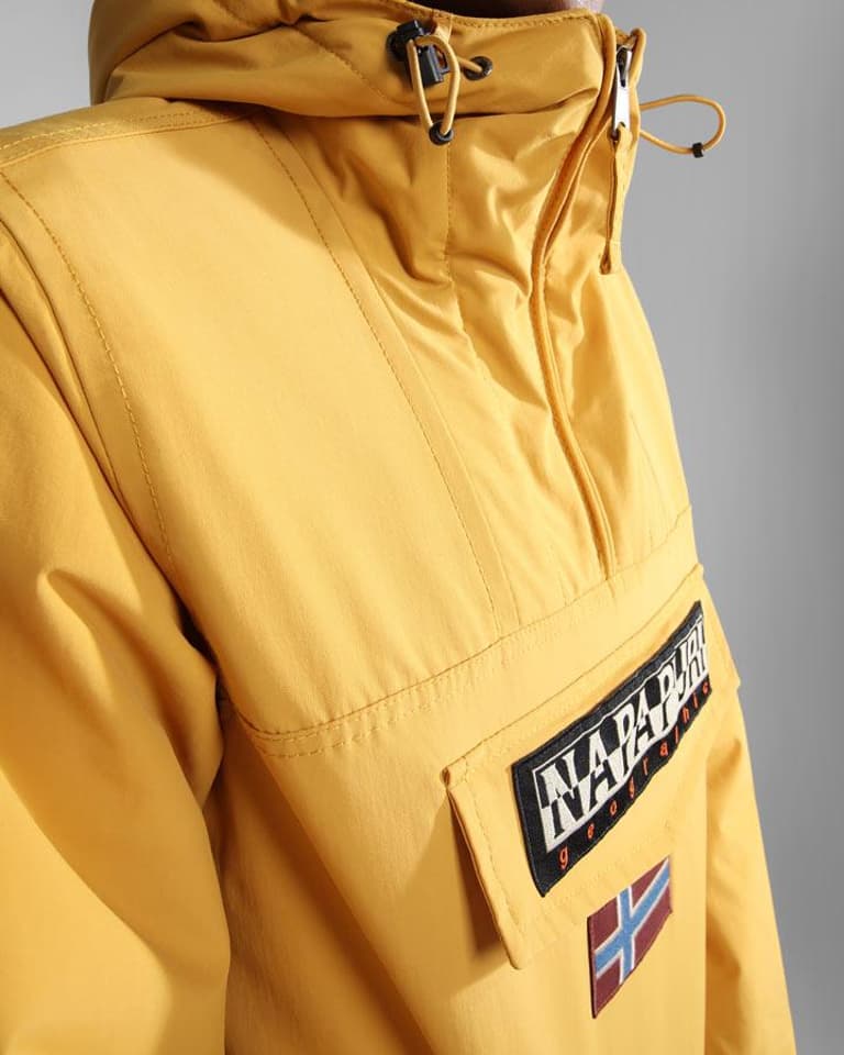Napapijri イエローフーディ レディースジャケット - メルカリ