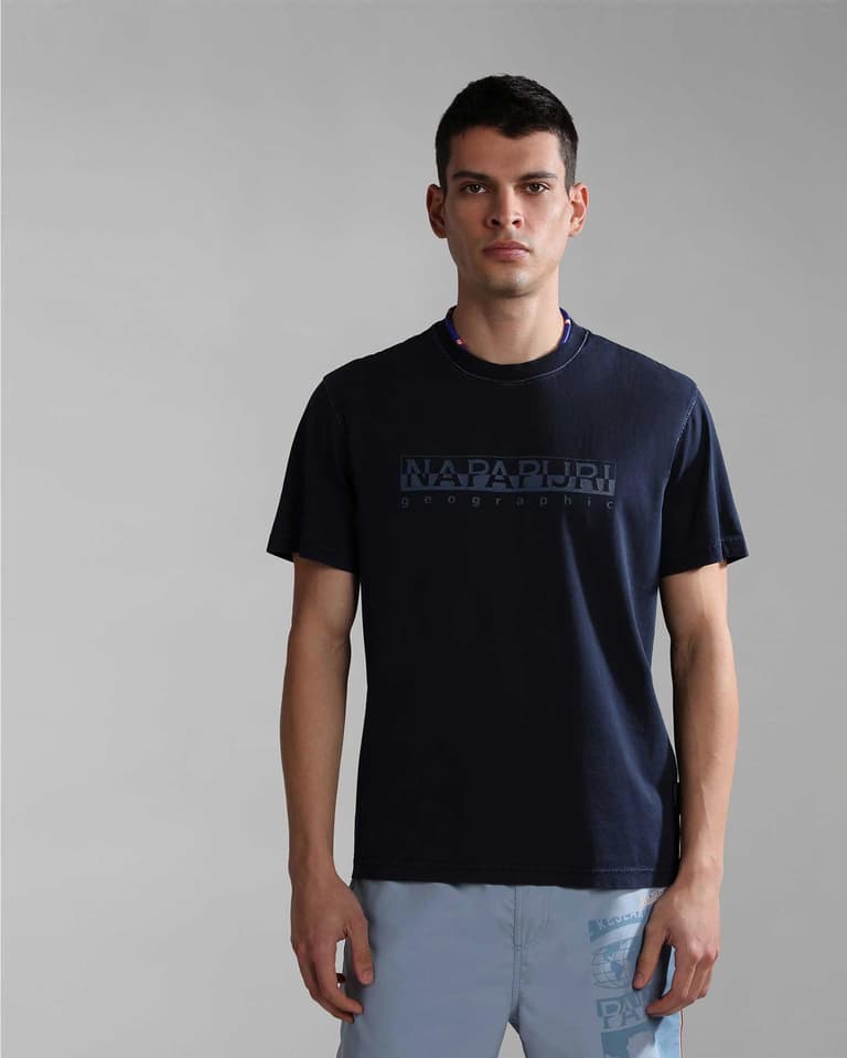 送料込★NAPAPIJRI★半袖Tシャツ S-Santiago Tシャツ Napapijri Santiago Short Sleeve T-Shirt | Deporvillage