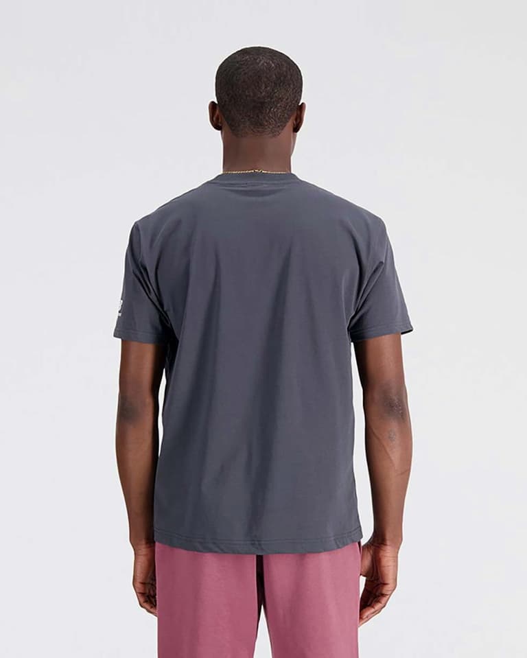 【NEW BALANCE】UNI Quick Dry Short Sleeve T-shirt New Balance Poster short sleeve t-shirt | Deporvillage