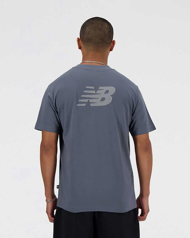 ★★New Balance★★ NBNEF22451 UNI PREMIUM LOGO SHORT SLEEVE New Balance Premium Logo Short Sleeve Tee Nbnef22451 Navy