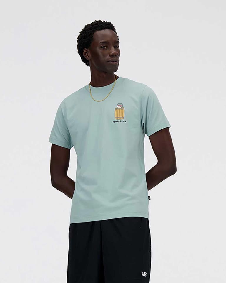 New Balance Barrel Runner short sleeve t-shirt | Deporvillage