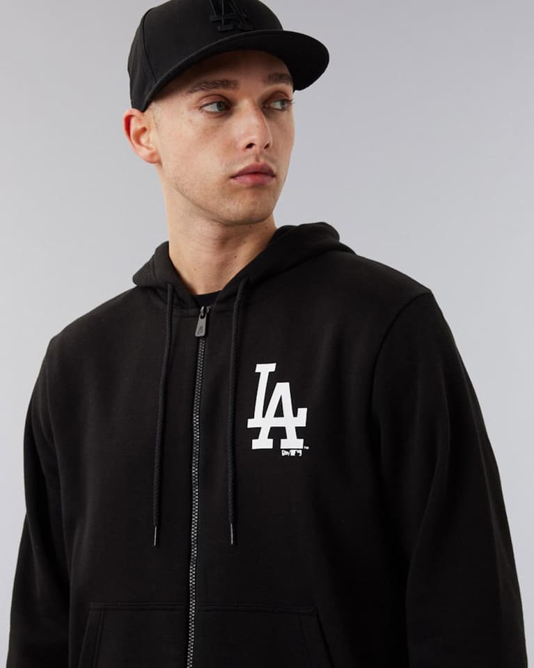 Tシャツ・カットソー New Era AP NEW ERA x XORDINARY HOODIE HD51 BLK New Era League Essential Full Zip Hoodie | Deporvillage