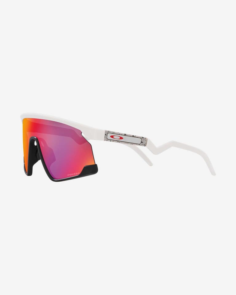 Oakley BXTR Glasses Matte White Prizm Road Lens | Deporvillage