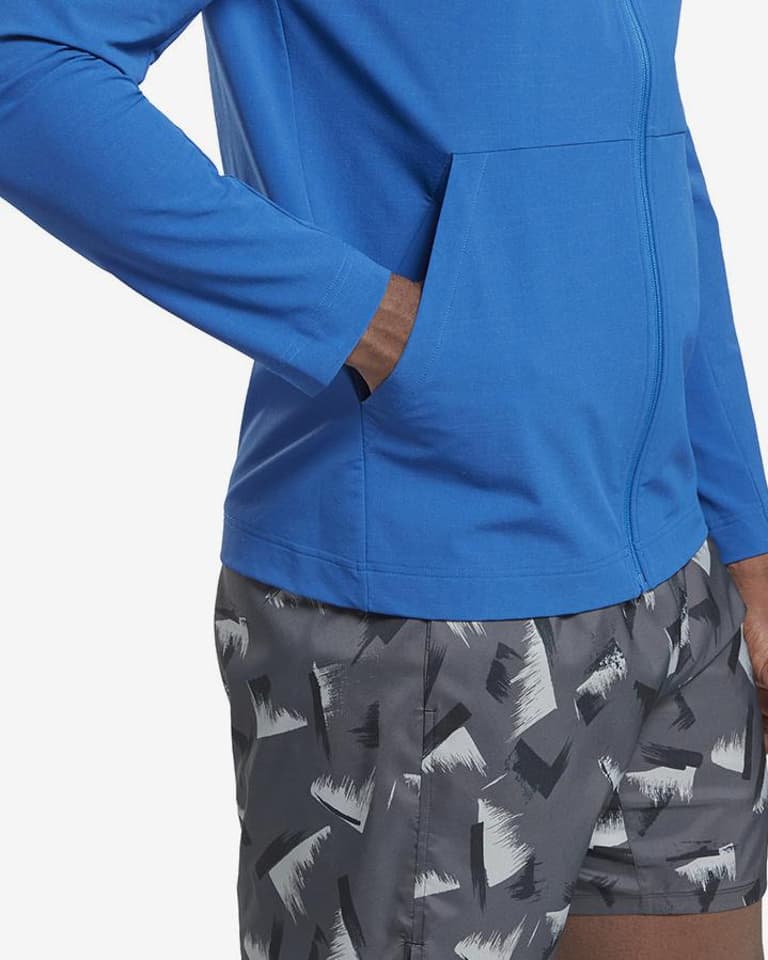 Reebok Performance Woven Full Zip Hoodie | Deporvillage