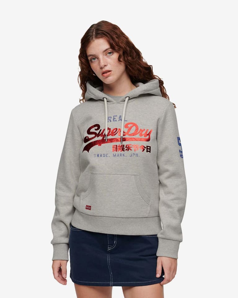 Superdry Logo Vintage Athletic Hoodie Women | Deporvillage