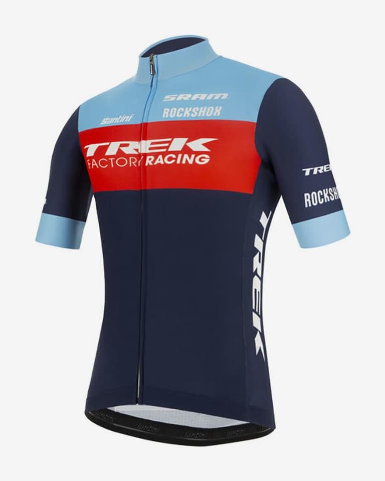 Trek Factory Racing 半袖ジャージ Sサイズ Santini Trek Factory Racing Men's Team Replica Cycling Jersey