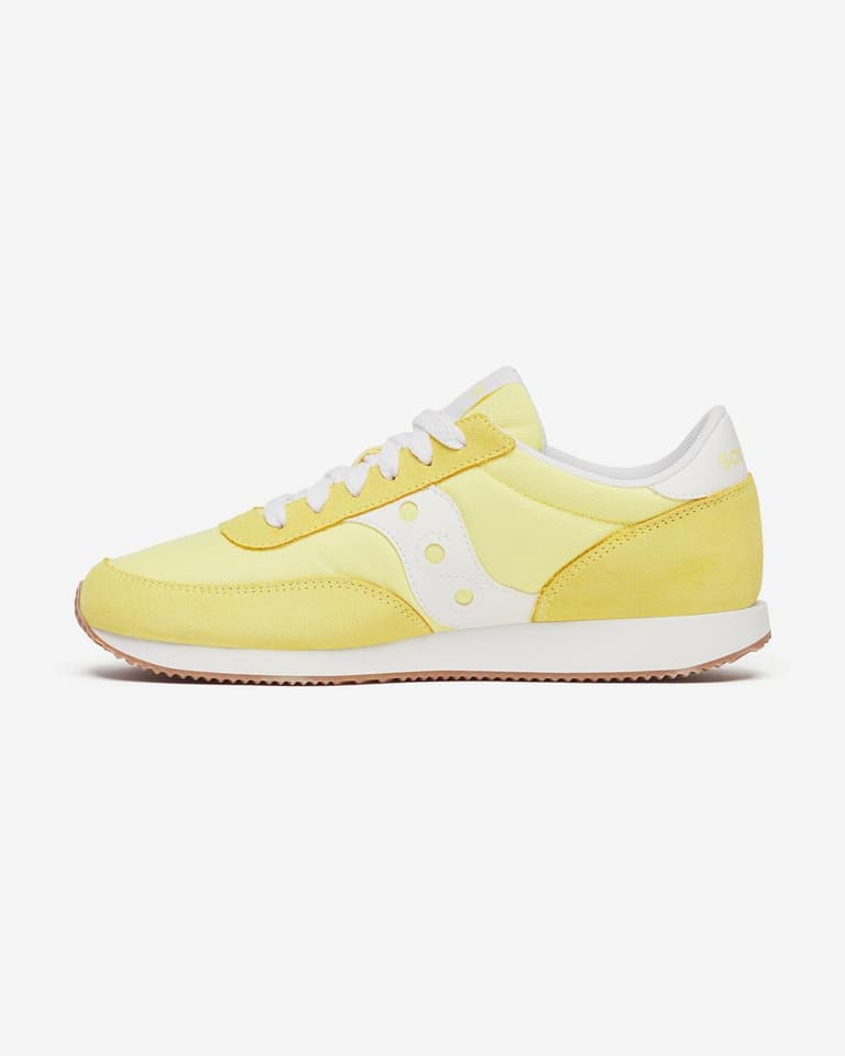 Classic Sneaker Saucony Jazz Low Pro Mens Gold Saucony Trainer 80 Yellow S70884-5 FOOTDISTRICT