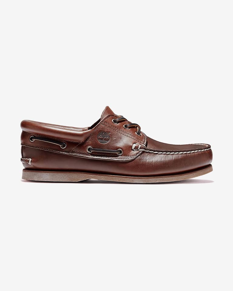 Timberland 3eye classic モカシン Men's Timberland® Authentic 3-Eye Lug Handsewn Boat Shoe
