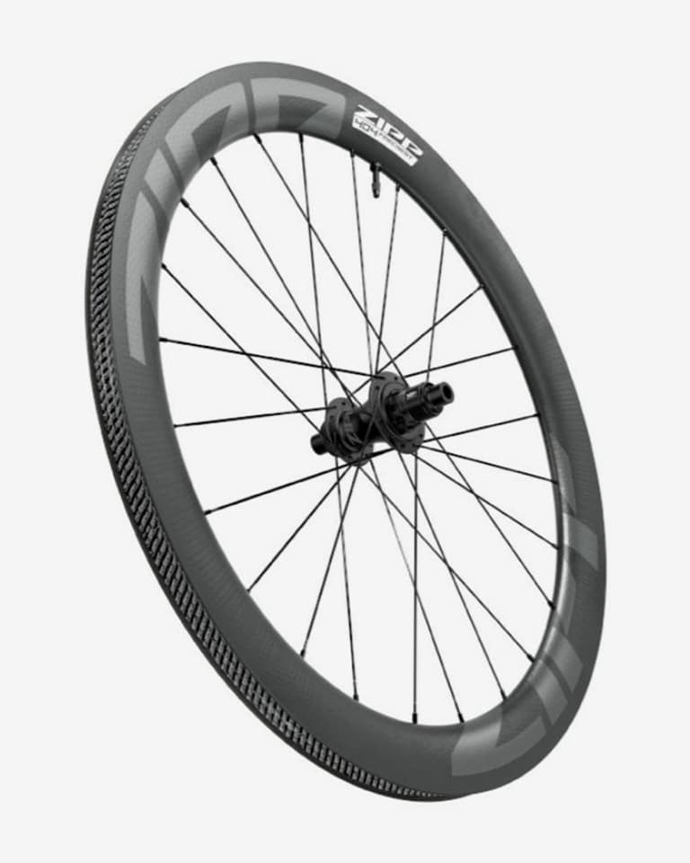 Roda dianteira Zipp 404 Firecrest Disc Brake Center Lock Eixo