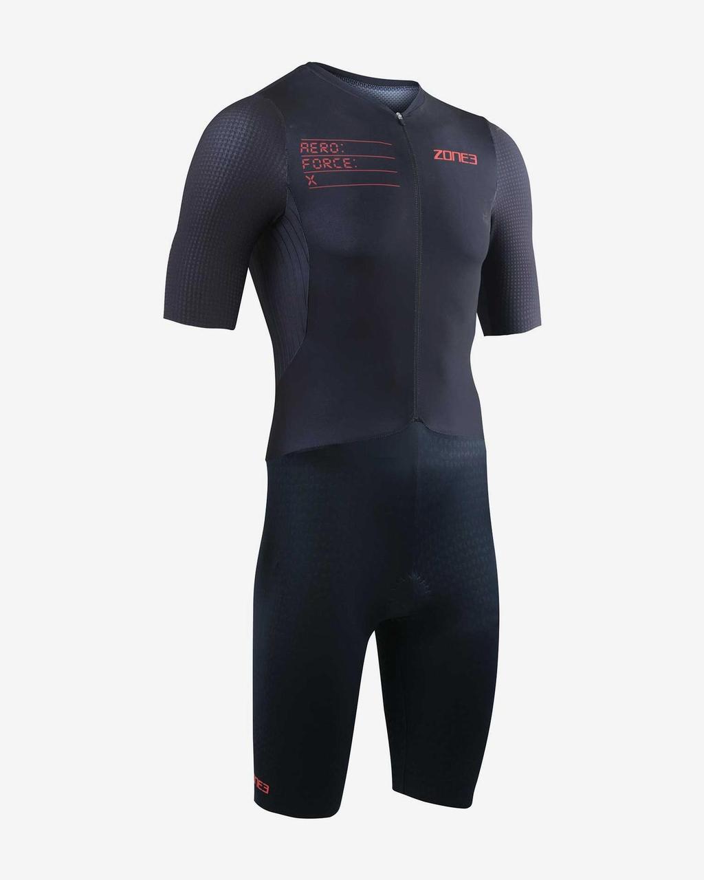 Zone3 Aeroforce X Ii Kurzarm-Trisuit Schwarz/orange - S