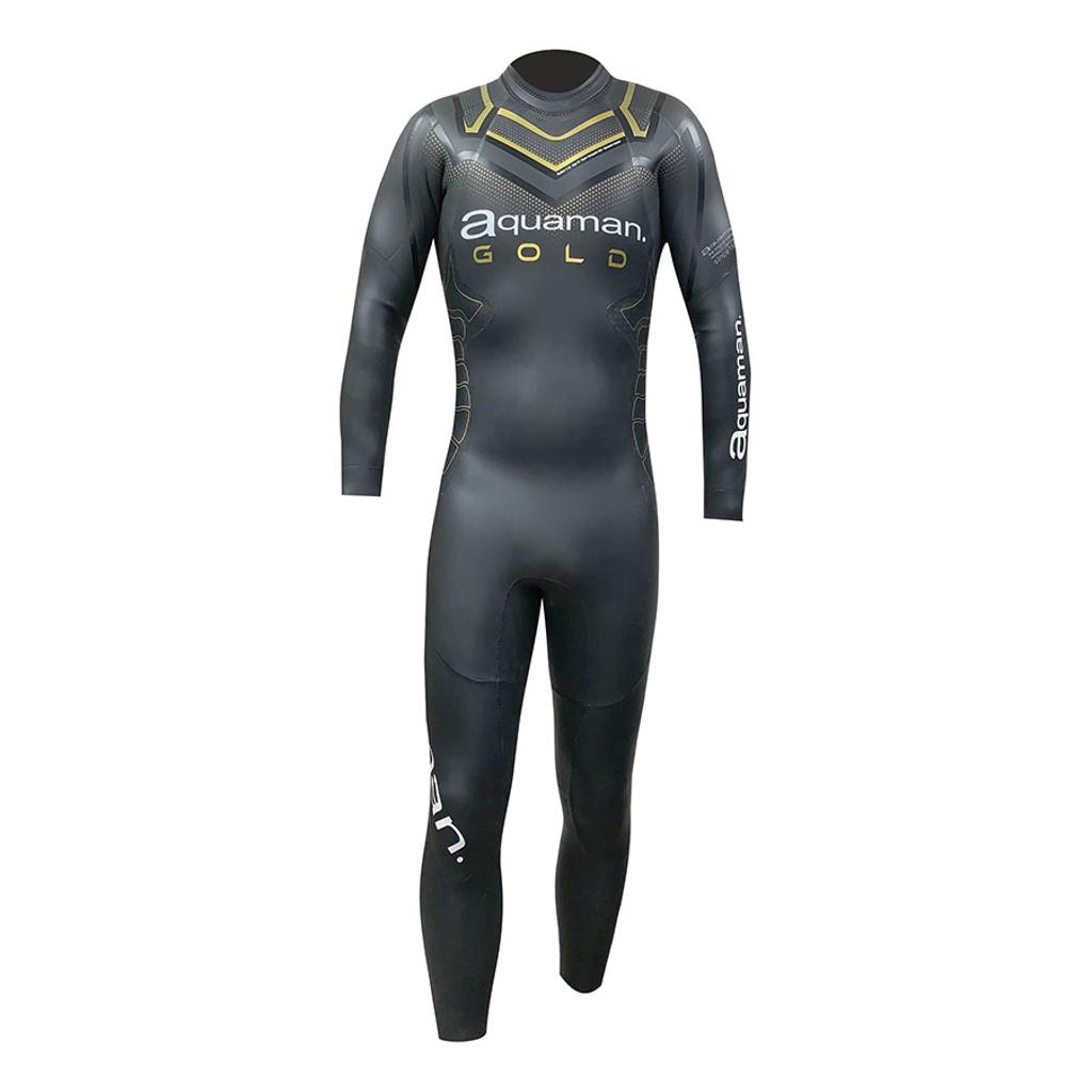 Traje neopreno Aquaman Cell Gold negro dorado - S
