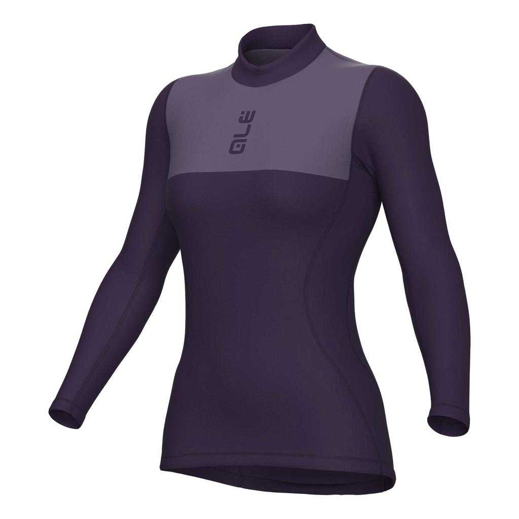 Camiseta interior Alé Impatto manga larga morado mujer - S