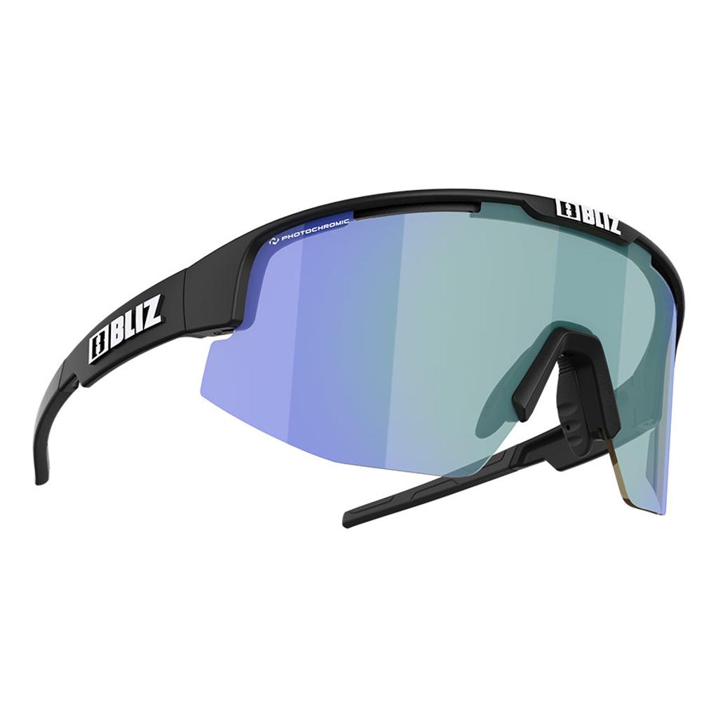 Gafas Bliz Matrix negro mate con lentes Nano Optics Photochromic azul