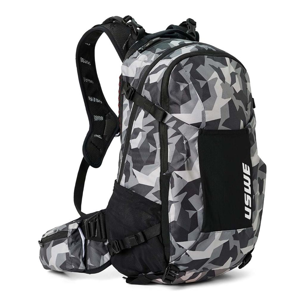 Mochila Uswe Shred 25L gris negro